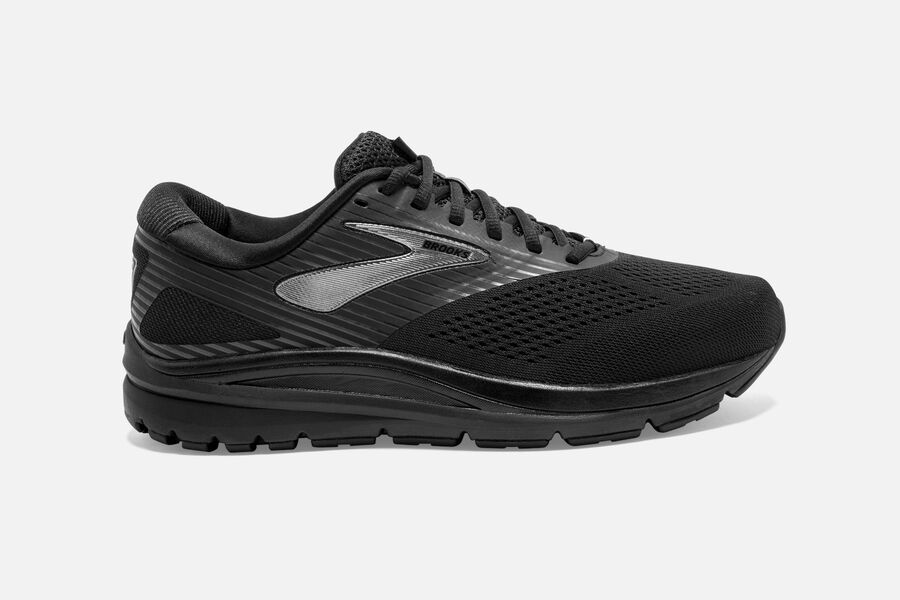 Brooks Running Shoes Mens Black/Grey - Addiction 14 Road - 9685-FOGYH